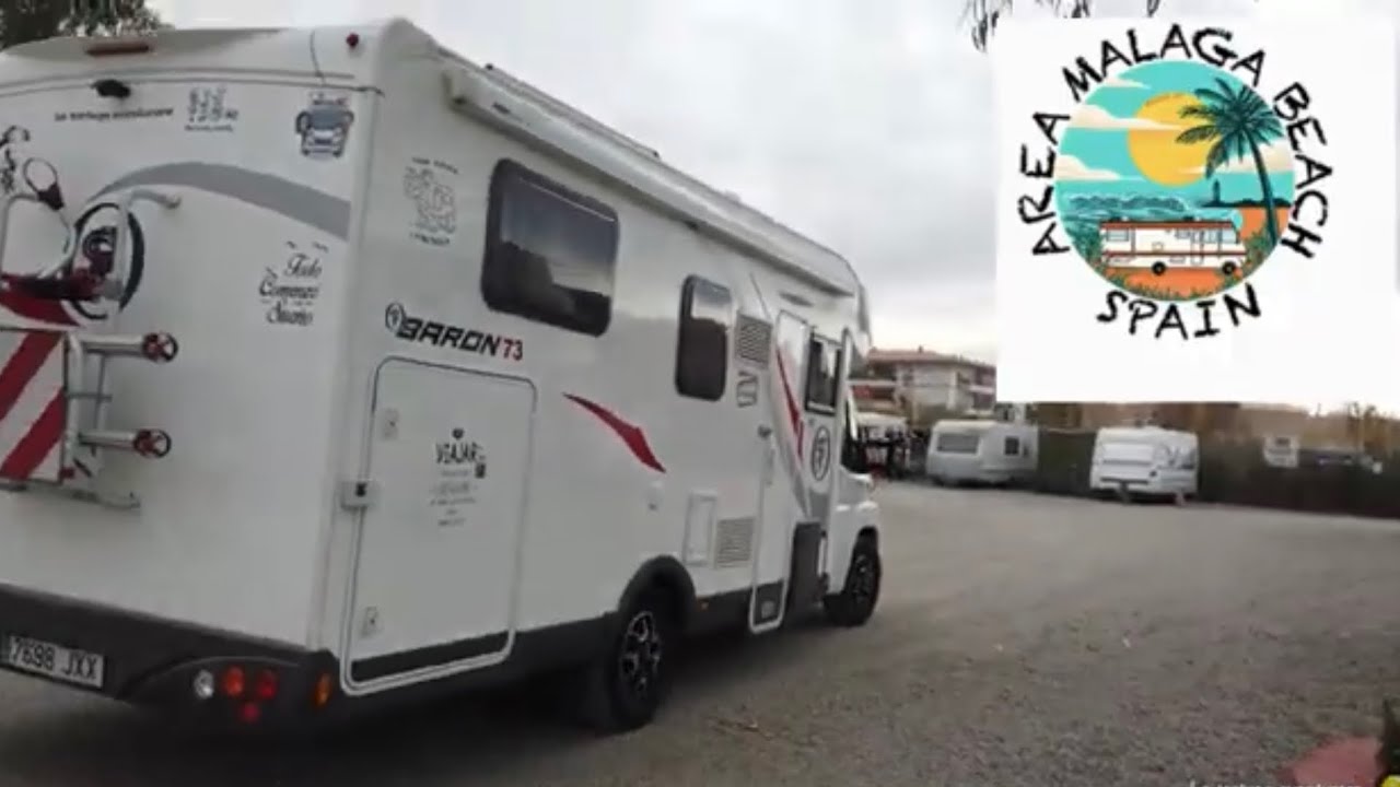 Area autocaravanas Malaga Beach
