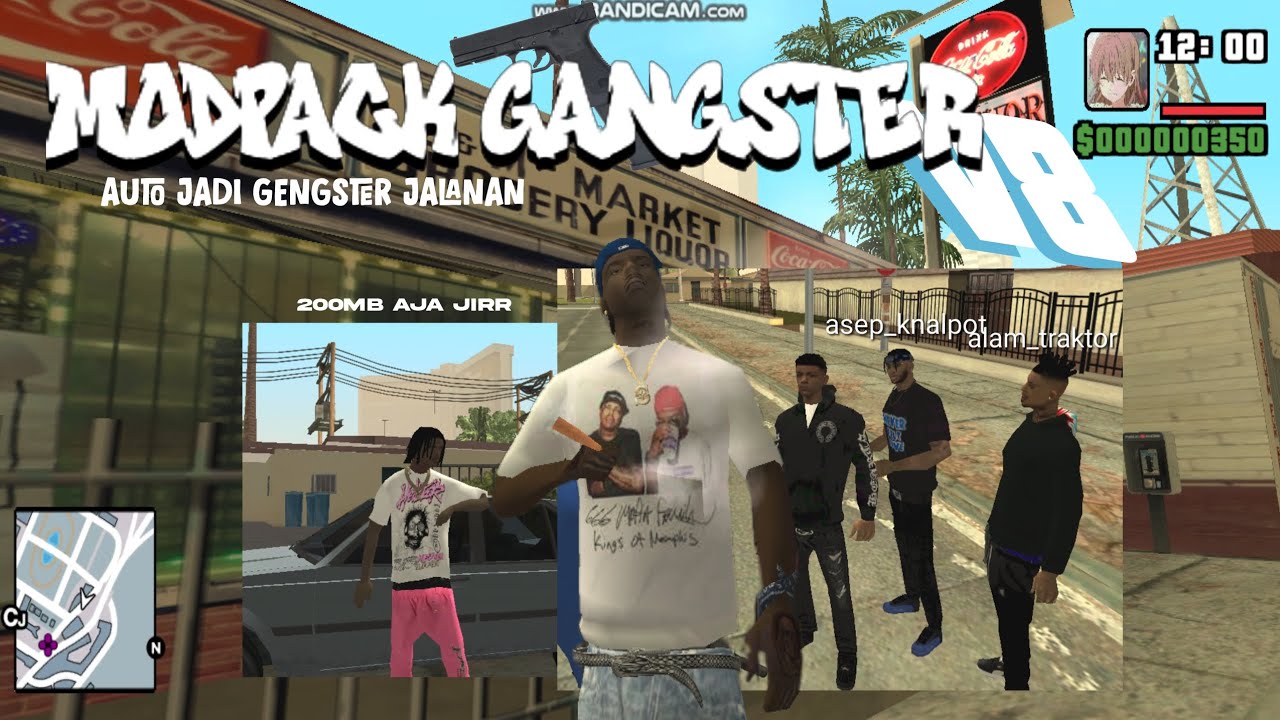 SHARE: MODPACK GANGSTER V8 ANJIR BANGET WOK | GTA ANDROITH