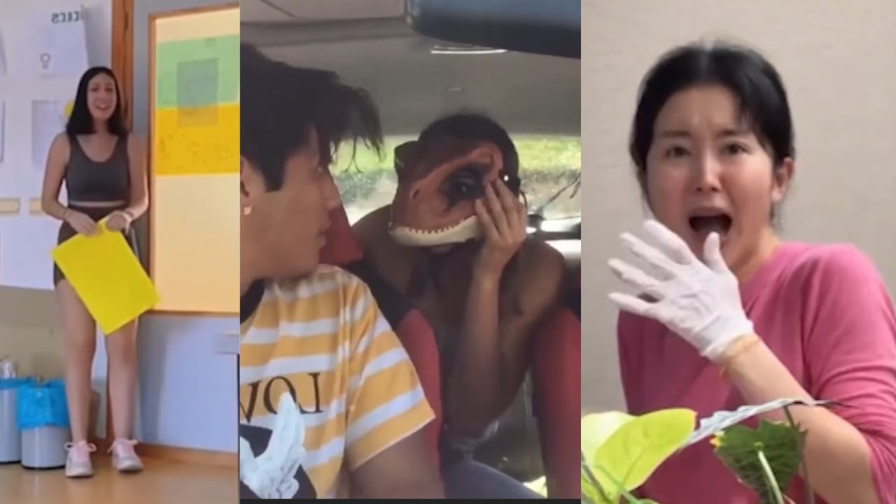 Scare Cam Pranks 🤣🤣 l Funny Videos TikTok Compilation | Funny Compilation | Jump scare | Funny Fail