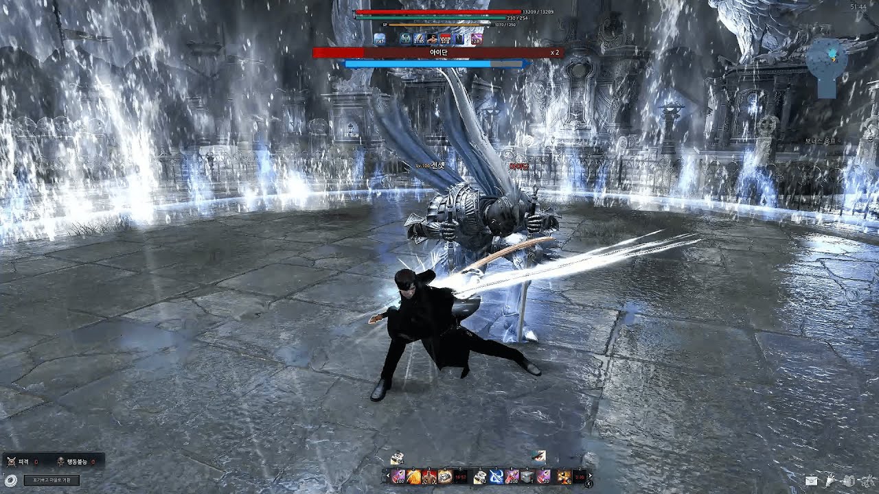 [Vindictus] Sword Lann Aodhan No Hit 8:54/검시타 아이단 노피격 8:54