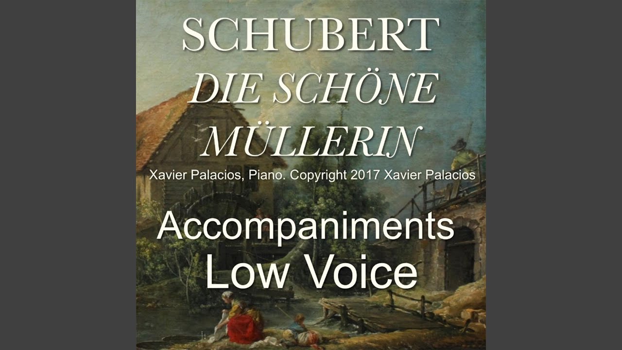 Die schöne Müllerin, D. 795: No. 20, Des Baches Wiegenlied in B Major