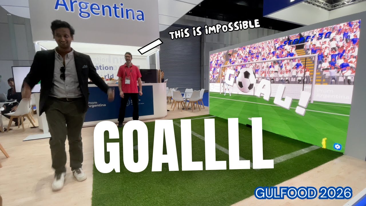 I won an Argentina Football and Unlimited food at Gulfood 2026 😱