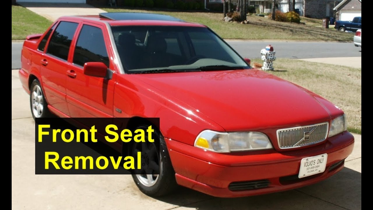 Front seat removal, Volvo 850, S70, V70, XC70, and other vehicles - VOTD