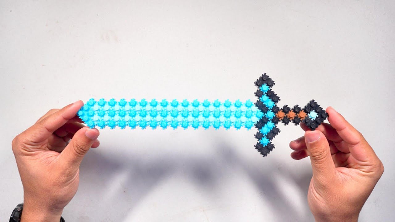 Tutorial ⭐ Como hacer una Espada de Minecraft con Pixel Blocks de Pix Brix