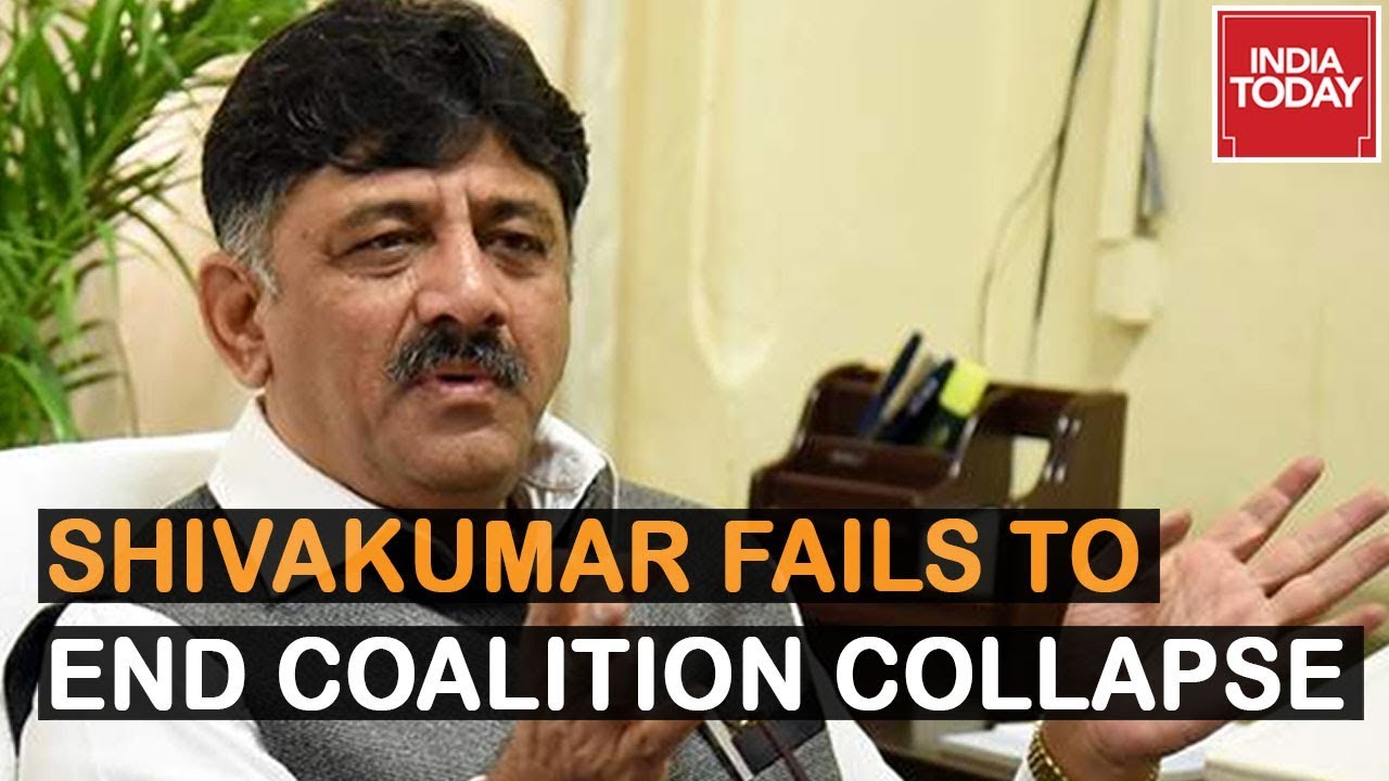 Coalition Collapse : Talks Between D.K Shivkumar And Rebel Cong MLAs Failed