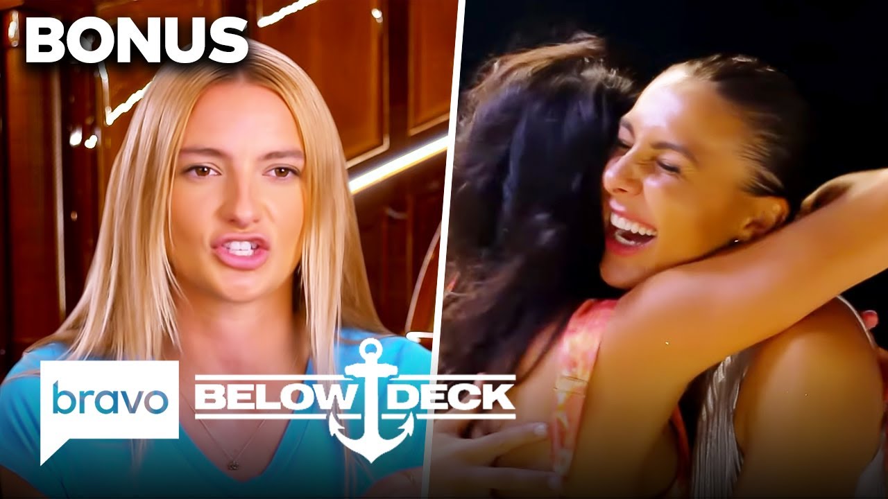 Rainbeau de Roos Seethes As Solène Favreau Parties With The Charter | Below Deck (S12 E16) | Bravo