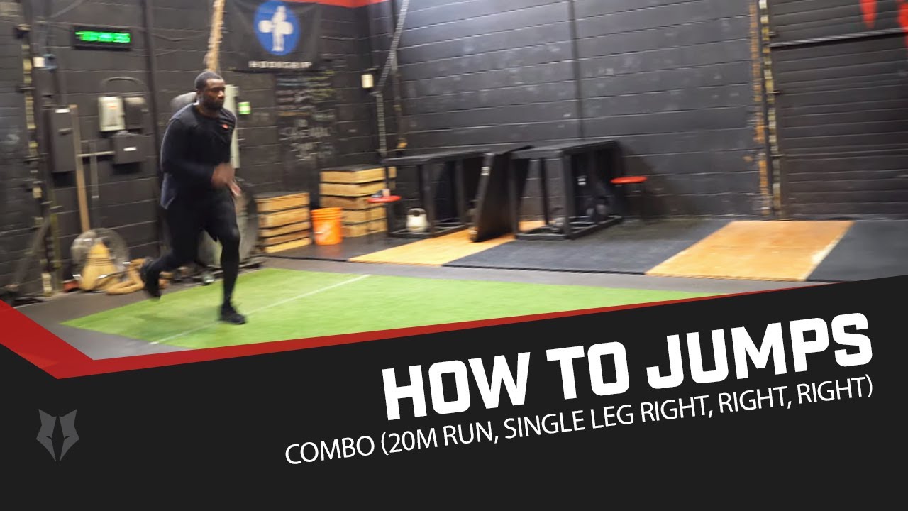 Jumps - Combo (20m Run, Single Leg Right, Right, Right)