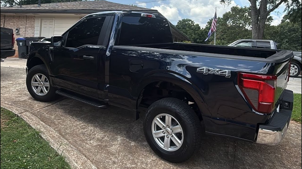 NEW TRUCK‼️ 2025 f150 4x4 SINGLE CAB  GETS TINT/QUICK REVIEW 😬
