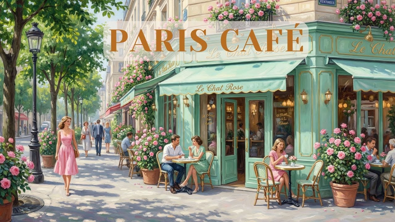 𝐏𝐀𝐑𝐈𝐒 𝐂𝐀𝐅𝐄́ 🗼 French Instrumental Music for Coffee | Le Marais