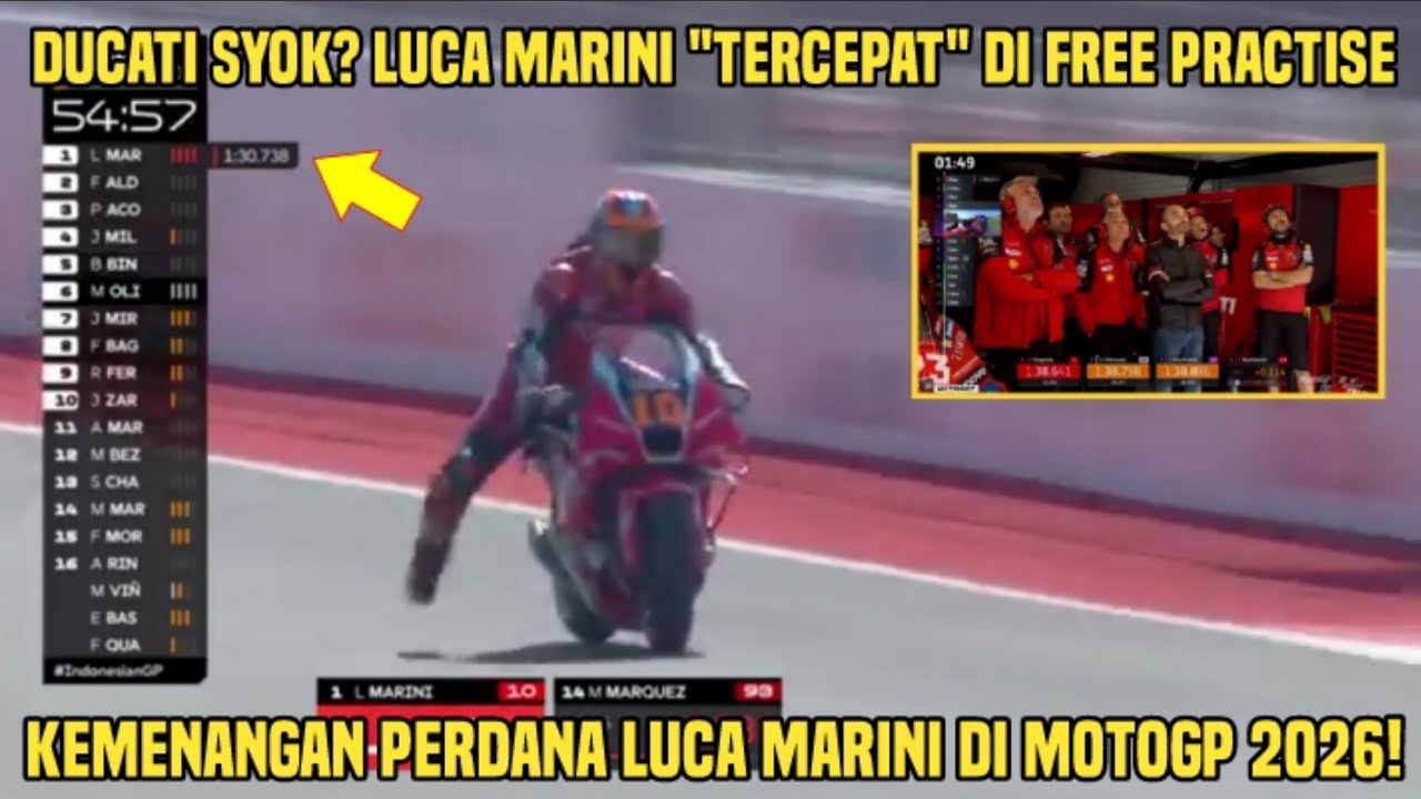 Kisruh! AM73 Dilibas? Luca Marini Tercepat! Menanti Kemenangan Perdana Luca Marini di MotoGP 2026! 