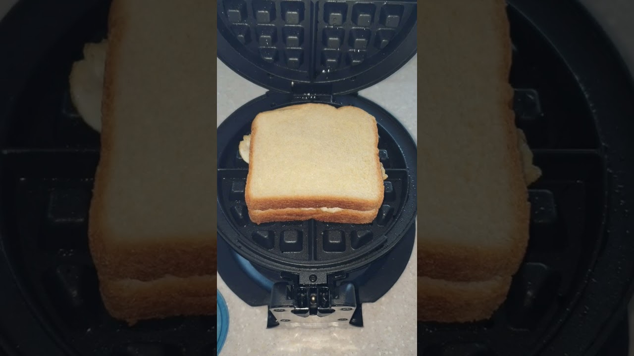 Egg Cheese Toast Waffle! #shorts