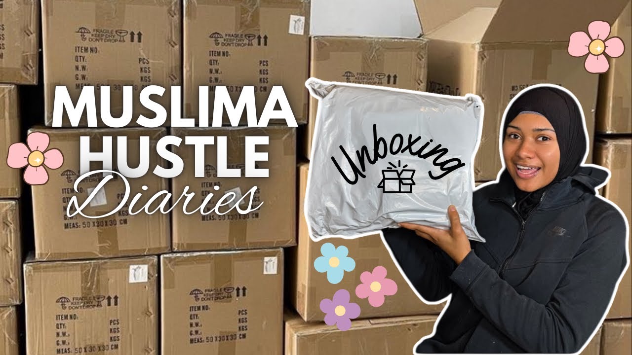 New inventory unboxing for my small business | Muslima hustle diaries