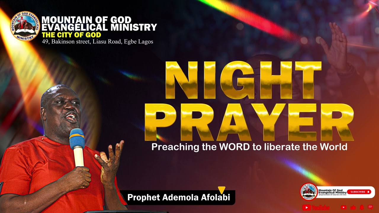NIGHT PRAYER 06-03-2026 BY PROPHET ADEMOLA AFOLABI 