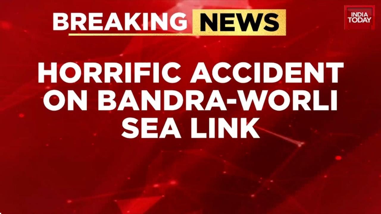 Horrific Accident On Mumbai's Bandra-Worli Sea Link, Speeding Car Bursts Into Flames | India Today