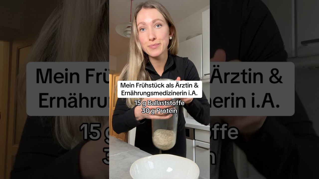 Mein Frühstück als Ärztin- 30g Protein & 15g Ballaststoffe ✨ 