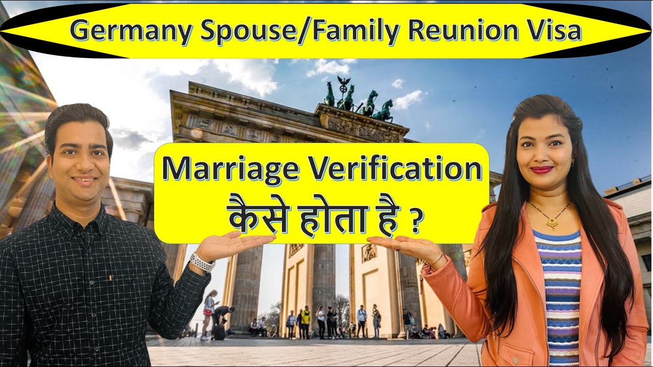 Dependent visa for Germany | Marriage verification Complete Process | Family Reunion visa Germany