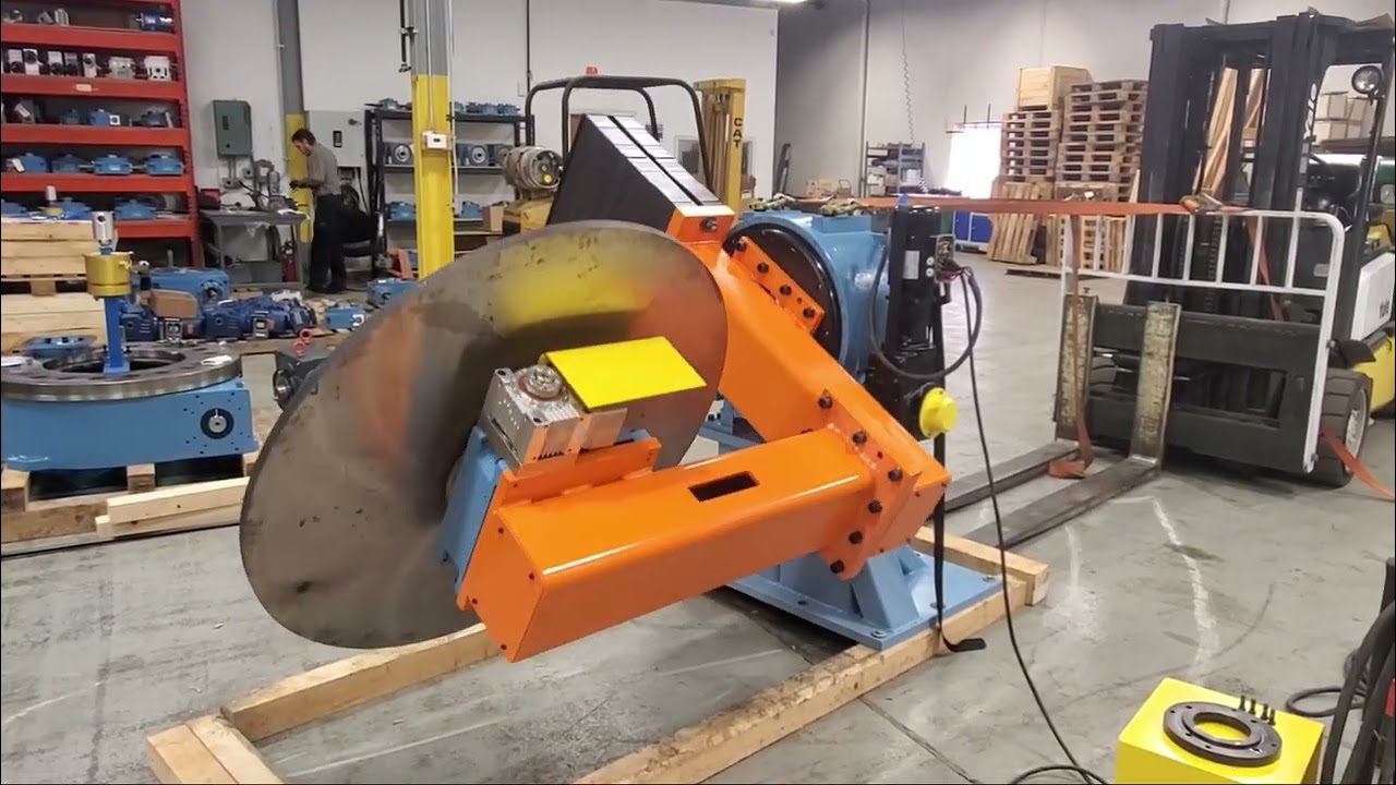 VTMF Series Trunnion Rotary Index Tables.