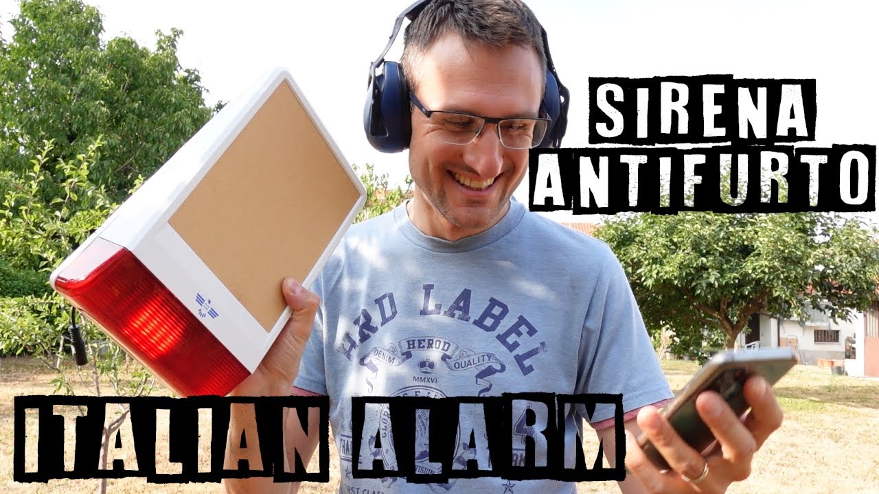 Recensione sirena da interno e da esterno kit antifurto casa senza fili Futura di Italian Alarm