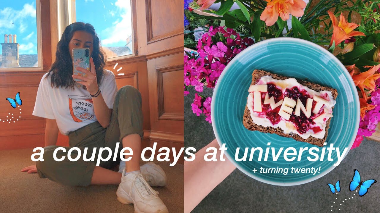 a couple days at university 📚+ my twentieth birthday!🎈