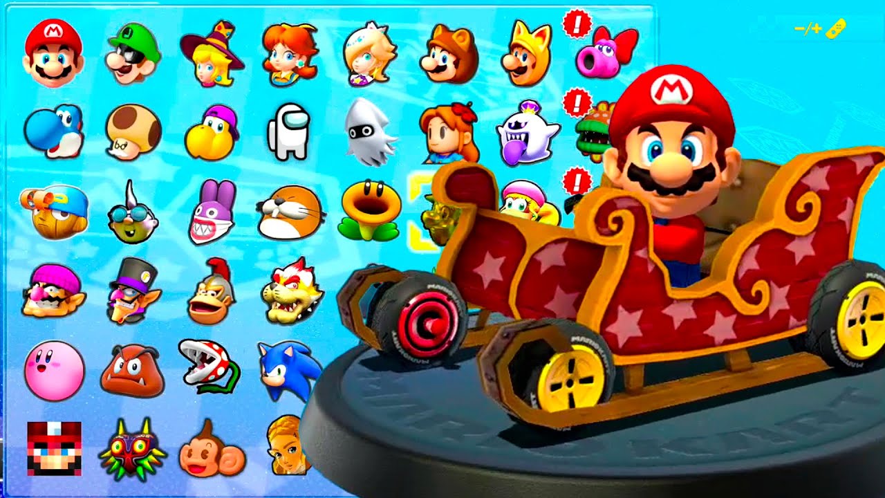 Mario Kart 8 Deluxe - NEW Santa's Sleigh and Custom Mario!!! WATCH UNTIL THE END