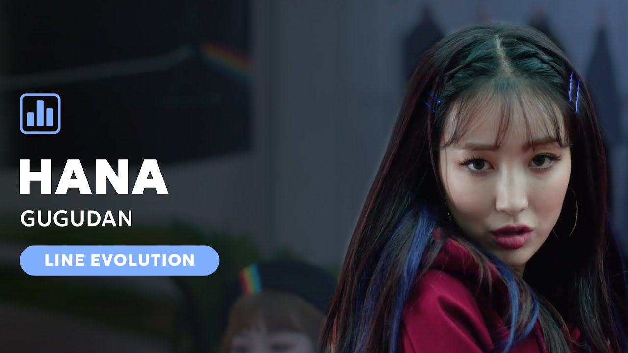 gugudan (구구단) - Hana (하나) (Line Evolution) | All Title Tracks Until 'Not That Type' • NOV/2018