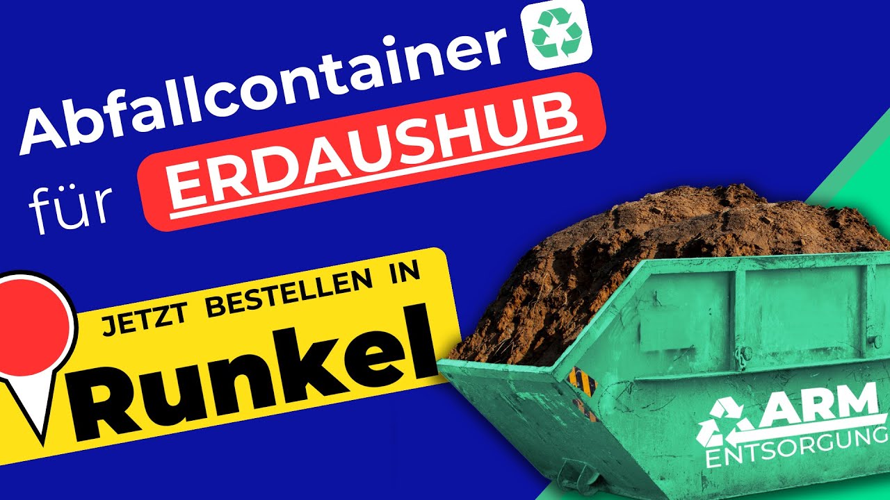 Abfallcontainer f&uuml;r Erde | Containerdienst Runkel