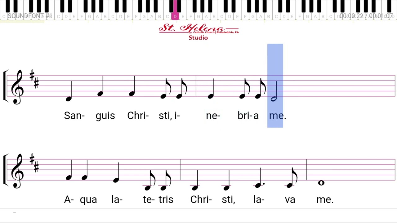 Tập Hát (Alto) - Anima Christi - Marco Frisina