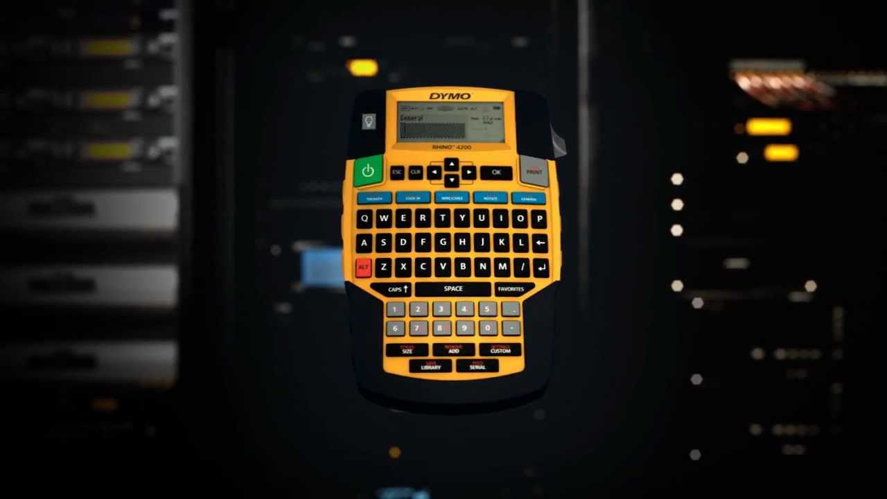 Nuova! DYMO Rhino 4200 (2012)