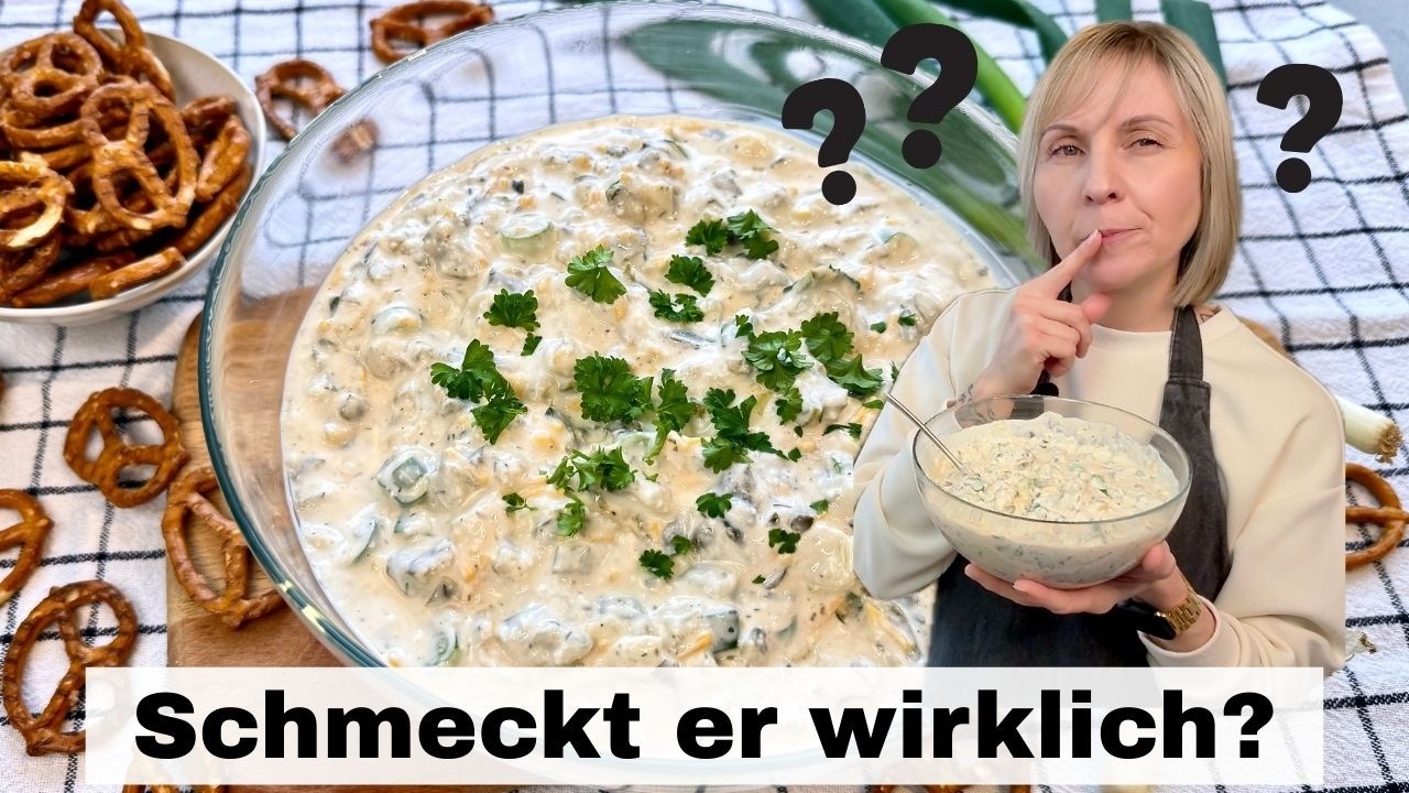 Ich teste den viralen GURKENDIP in der LIGHT Variante  - schmeckt er wirklich ? 🤔