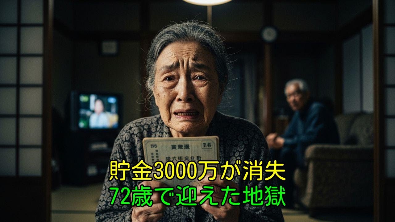 貯金3000万が消失…72歳で全財産を失った夫婦の悲劇的な末路