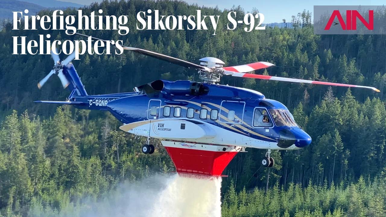 Sikorsky S-92 Helicopters Get a Second Life as Firefighters – AIN
