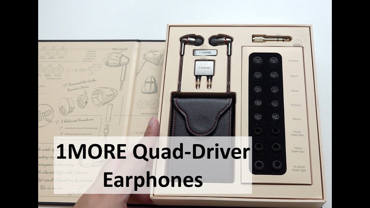 1MORE Quad-Driver in-Ear Earphones Unboxing