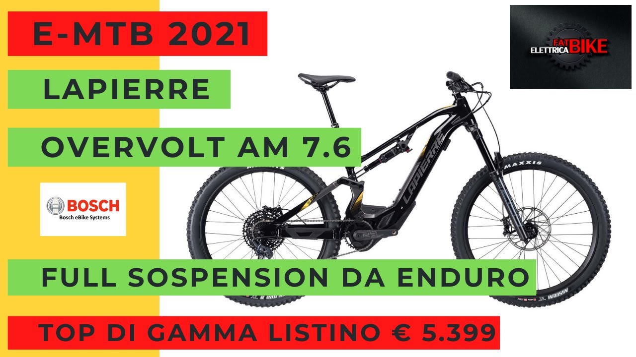 e-BIKE LAPIERRE OVERVOLT AM 7.6 MOD. 2021