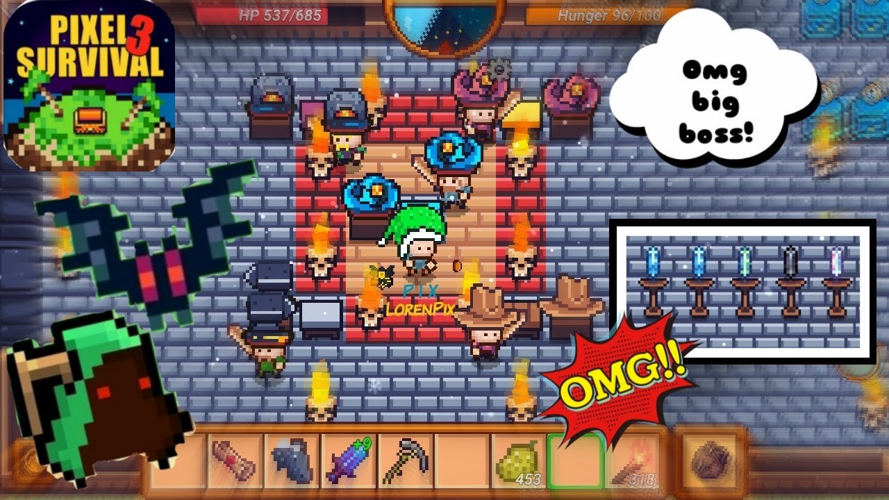 Pixel Survival 3 | Floor Boss and Non Player Characters #4