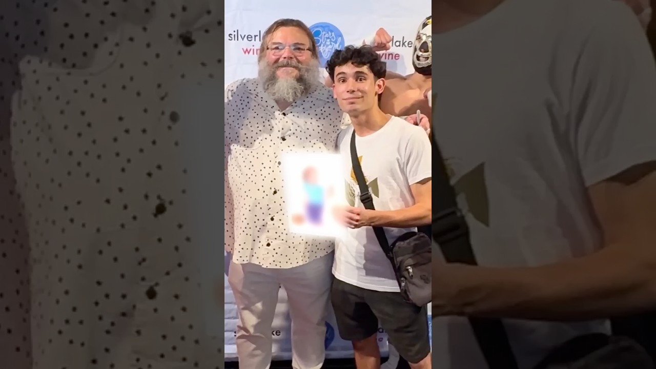 I Surprised Jack Black With a Drawing #minecraftmovie