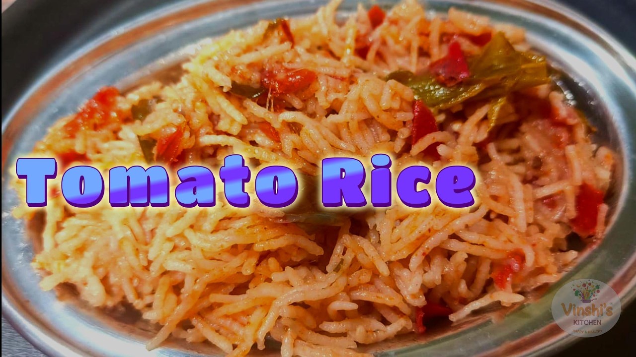 Simple one pot recipe : Tomato rice...தக்காளி சாதம்.😋😋