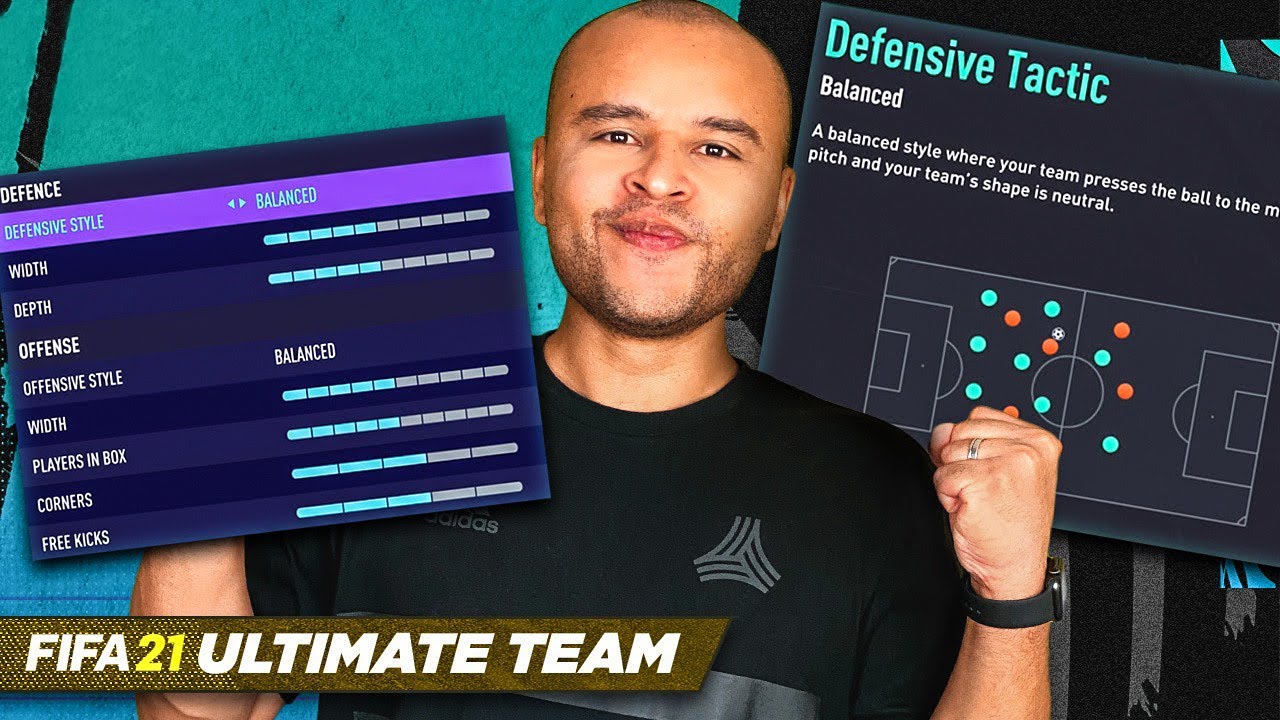 Minhas Táticas, Instruções, Configurações de Controle e Câmera | FIFA 21 UT