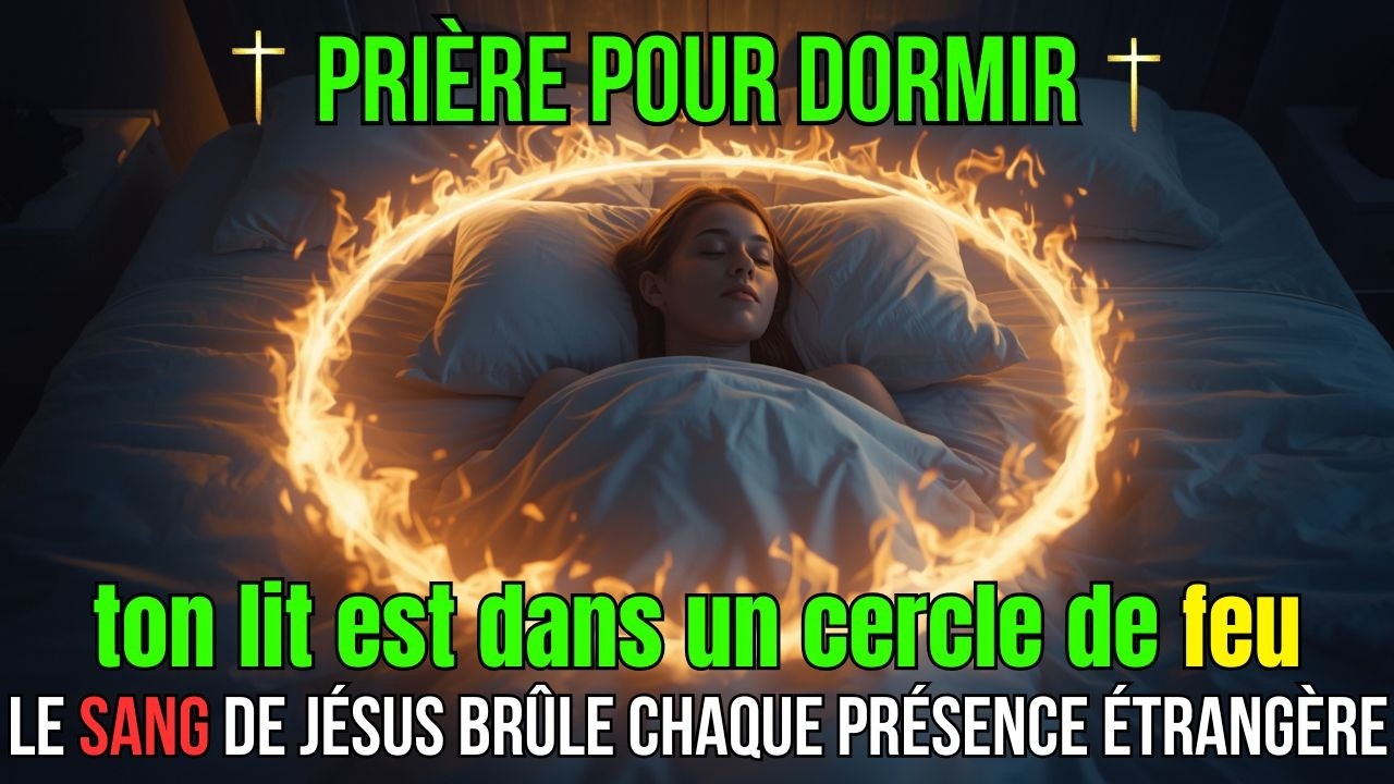 🔴FAITES JOUER CETTE PRIÈRE PENDANT QUE VOUS DORMEZ🔥ton lit est dans un cercle de feu
