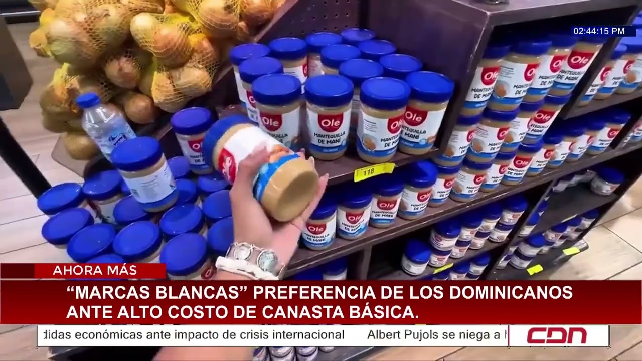 “Marcas blancas” preferencia de los dominicanos