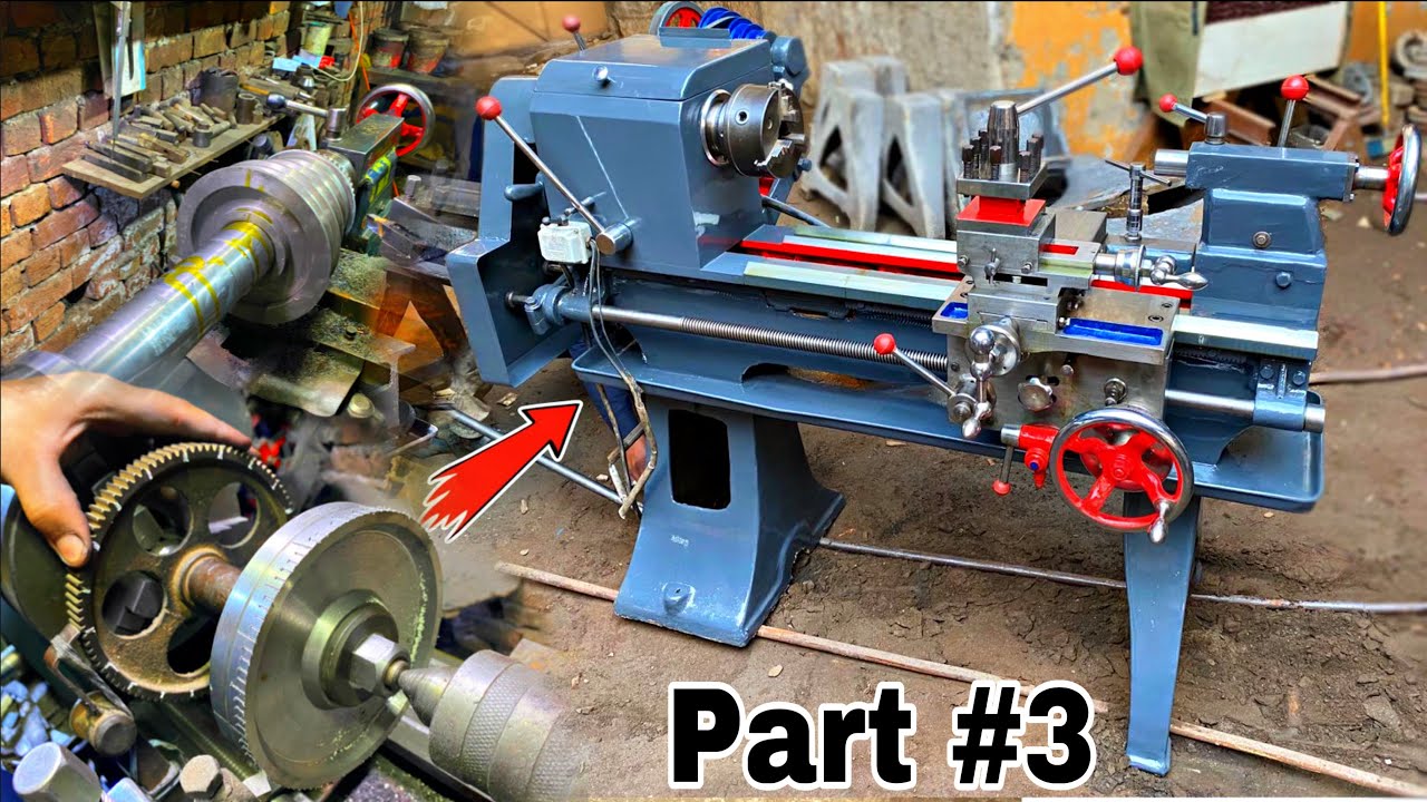 Process of Making Lathe Machine Part #3 | Lathe Machine Made by Crazy Experts Machinists