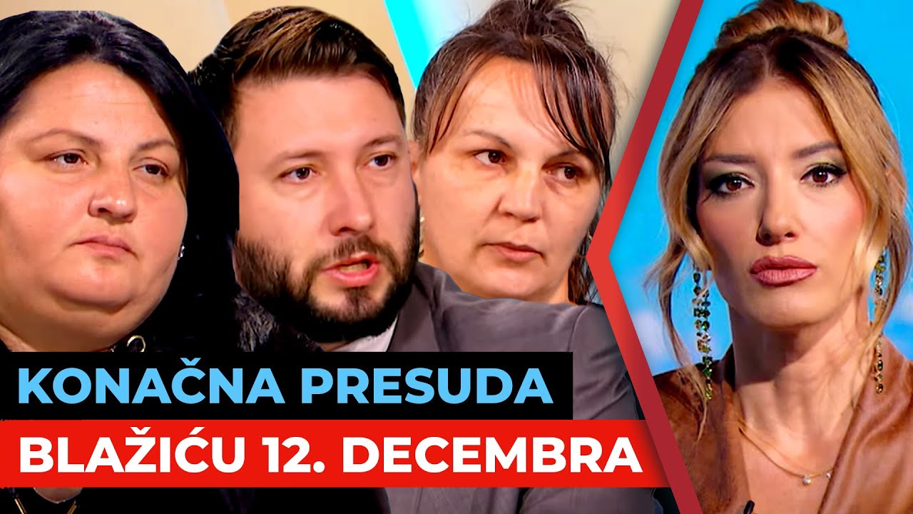 Konačna presuda Blažiću 12. decembra | Zorica Panić, Danijela Vujić i Stefan Stefanović | URANAK1