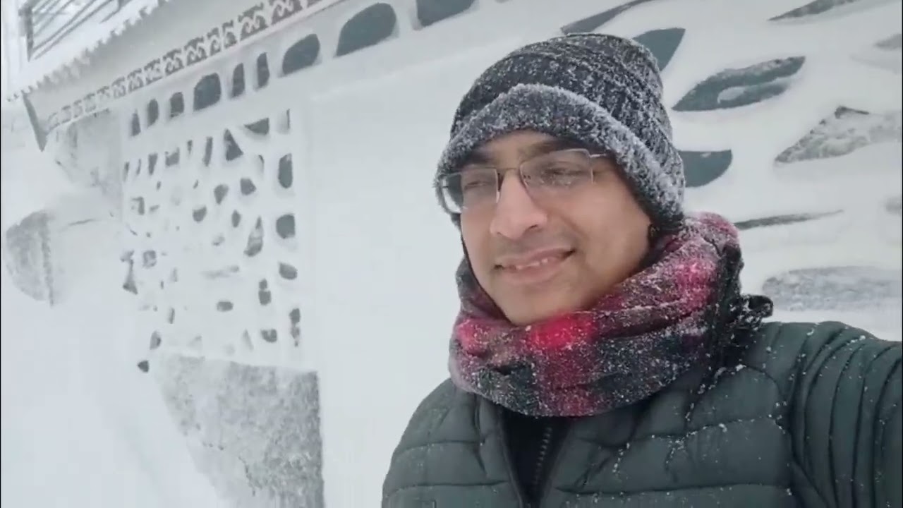 Snow Storm A Day Without Electricity # Narkanda # Amit allrounder 