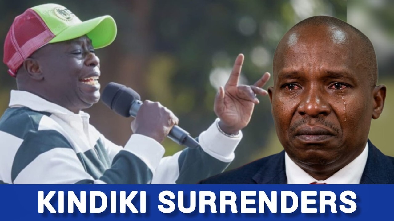 BREAKING: Big blow, Kindiki finally surrenders to Gachagua 