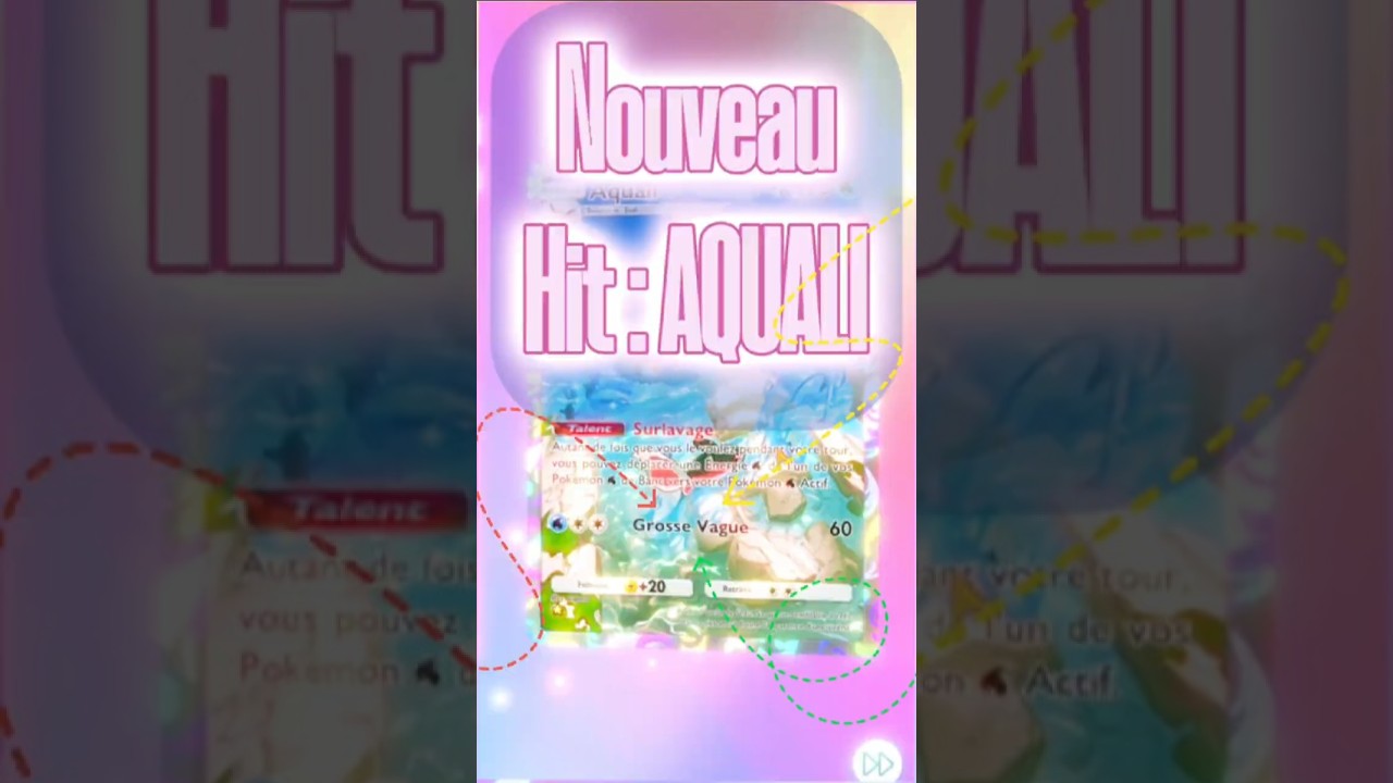 Nouveau HIT de AQUALI (Dans un BOOSTER : L'ILE FABULEUSE   