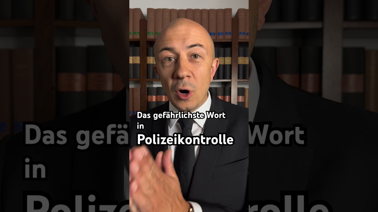 ⚠️ Das gefährlichste Wort in Polizeikontrolle: