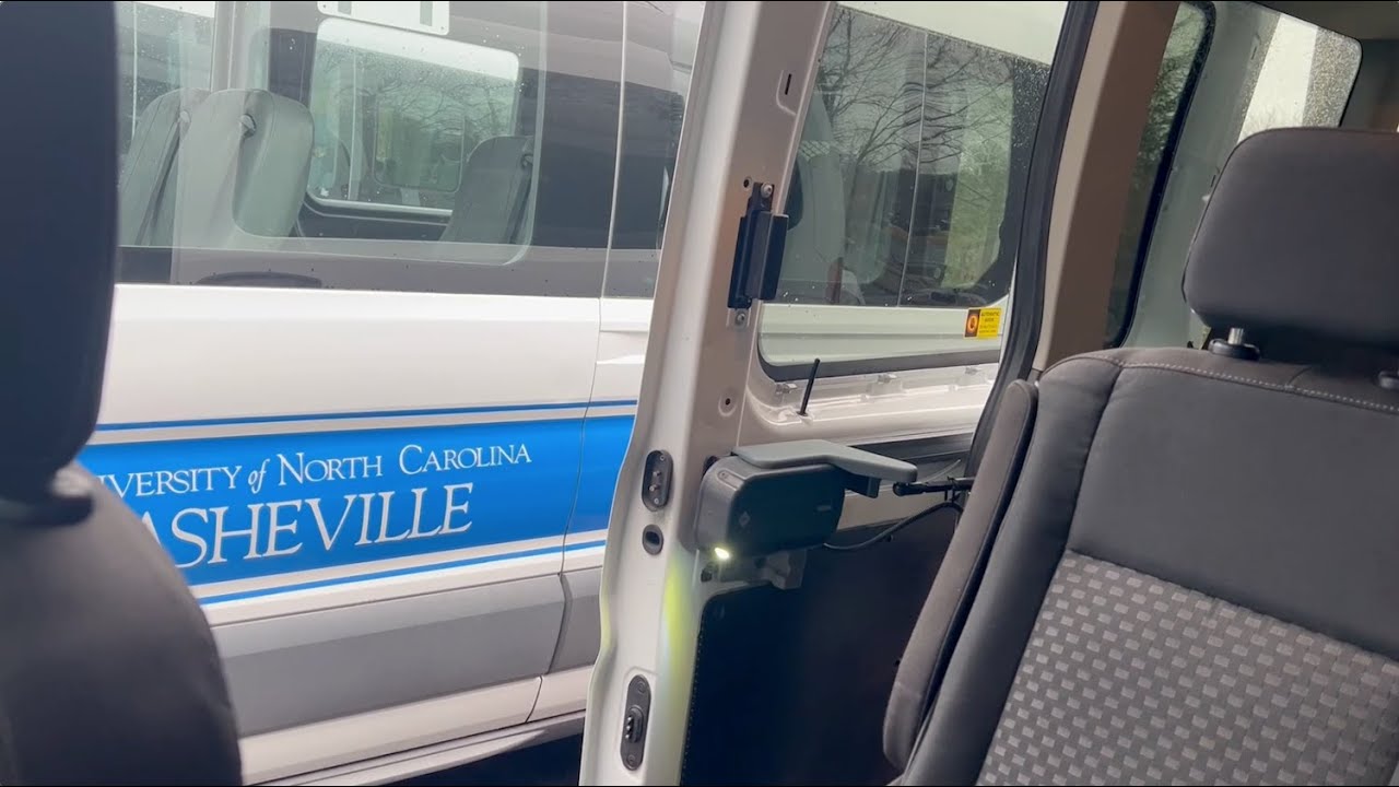 UNC Asheville Dec 2025 Service Ford Transit Automatic Door opening system CROCO CAYMAN installed