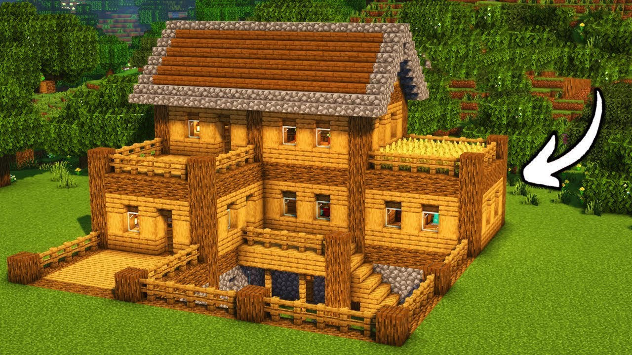Minecraft Survival Haus bauen Tutorial 1.21 - Starter Haus bauen in Minecraft Survival Tutorial