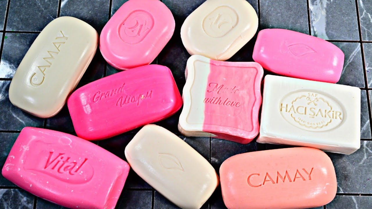 ASMR SOAP. 🤍🩷Резка сухого мыла. Satisfying video🤍🩷
