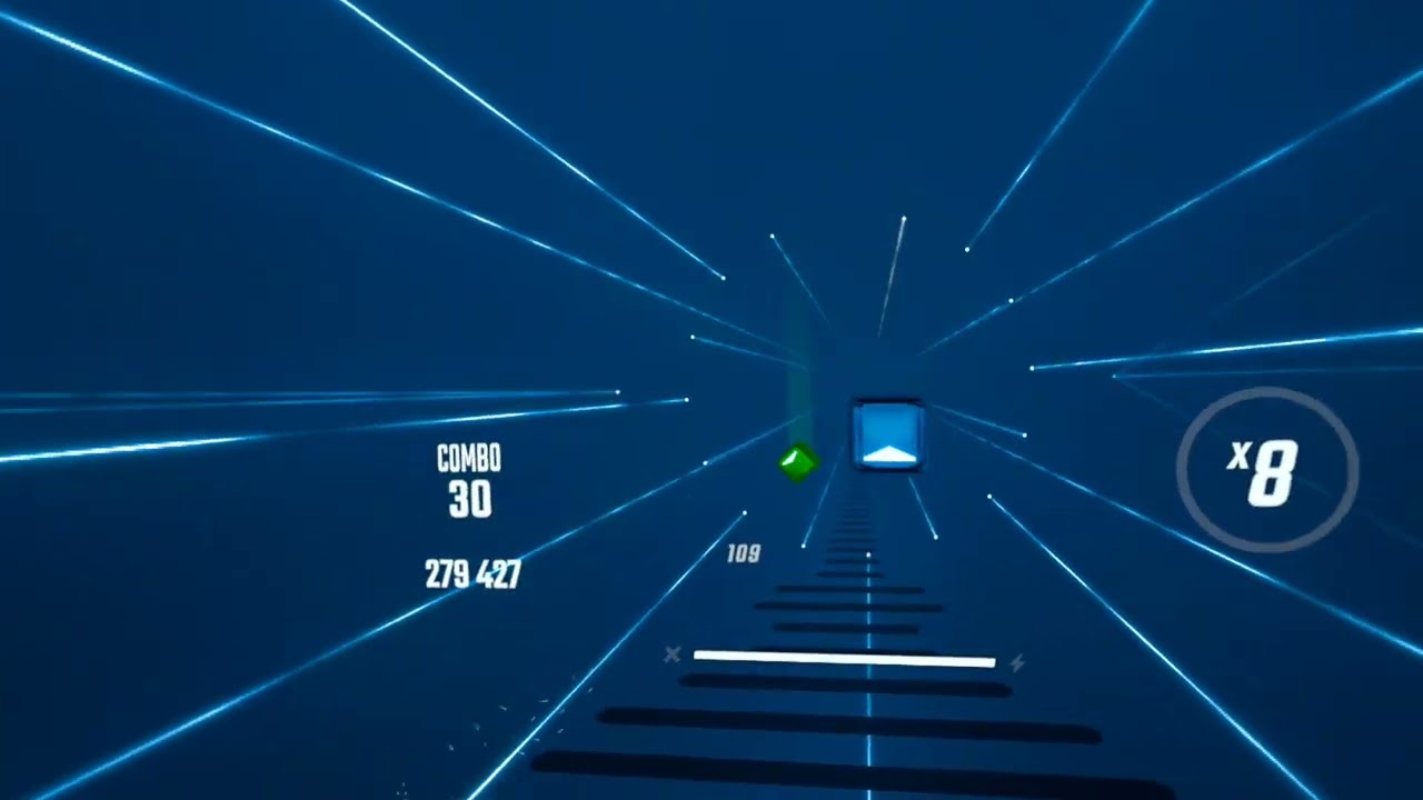 beat saber! (FLASH WARNING)