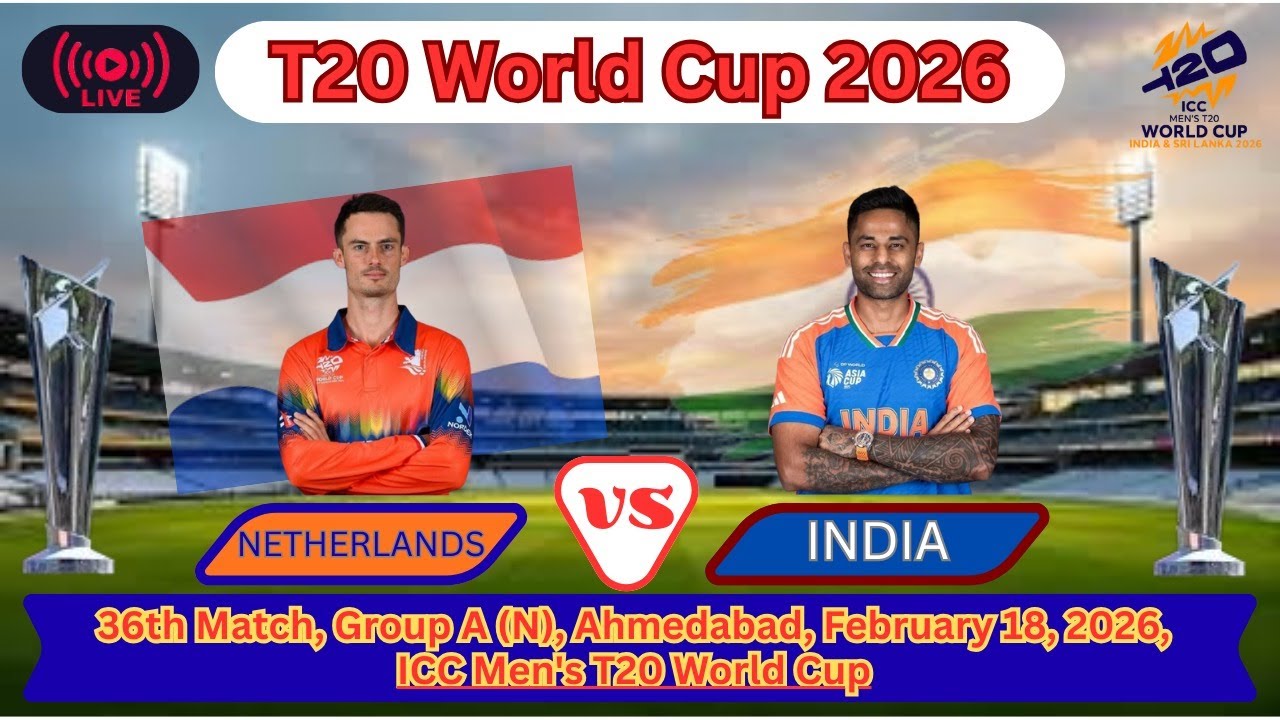 India vs Netherlands Live Score | IND vs NED Ball by Ball Commentary | Aaj Ka Match Live 🏏🔥